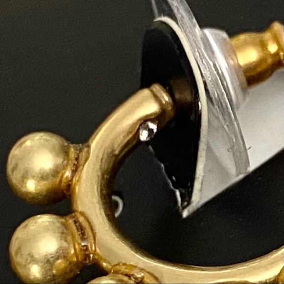 J. Crew Earrings 23mm Beaded Mini Hoop - Picture 5 of 7